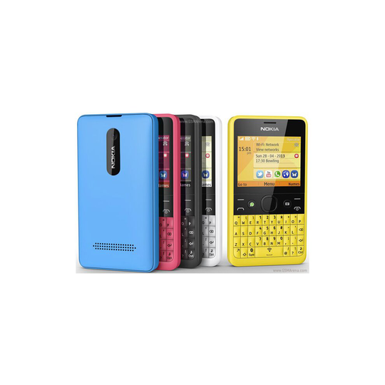 (Unlocked, Black) Nokia Asha 210 Single SIM | 64MB | 32MB