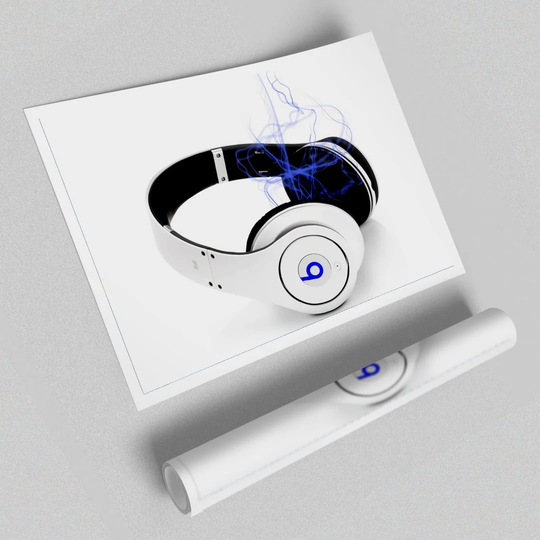 Sounds From The Headset Club - Graphic Art Print on Paper"