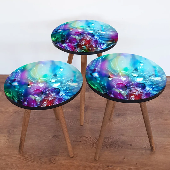 Doretha 3 Piece Nest of Tables