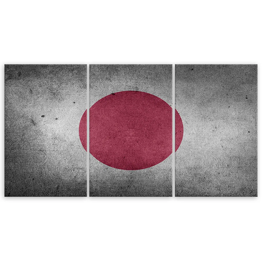 Canvas Print Flag Of Japan