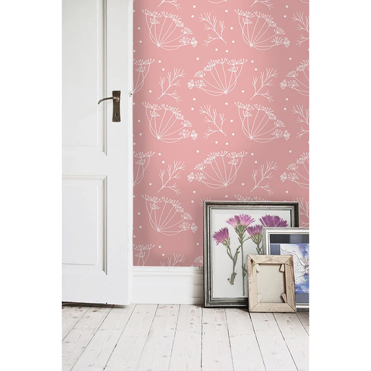 Callahan 2.08m x 1.46m Matte Wallpaper Roll