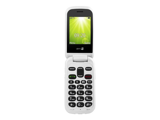 Doro 2404 2.4" Display Dual Sim - Black/White
