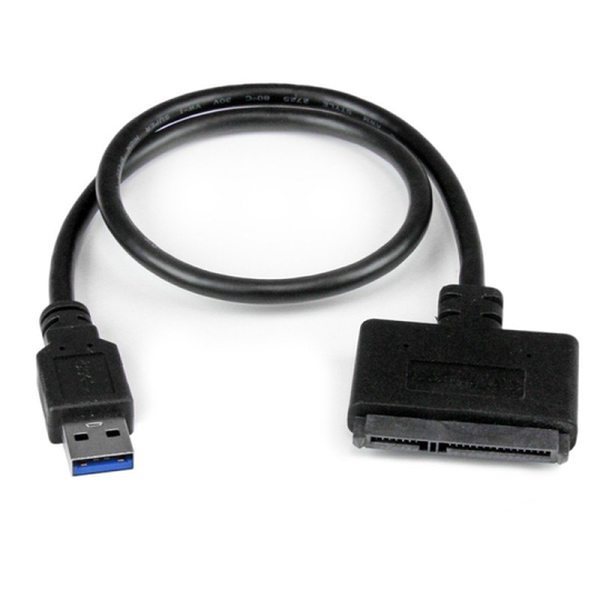 StarTech.com SATA to USB Cable - USAP - 2.5" External Hard Drive Data Transfer Adapter