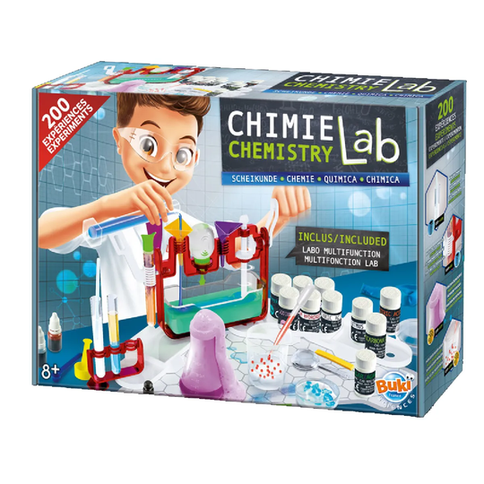 Buki France Chemistry Set with 200 Experiments