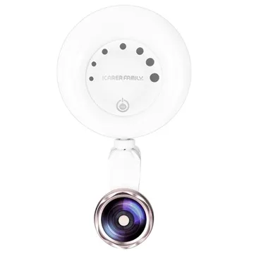 iCarer Family Beauty Selfie LED Light & Camera Lens - White
