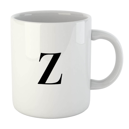 Bodoni Alphabet Mugs - Z Mug