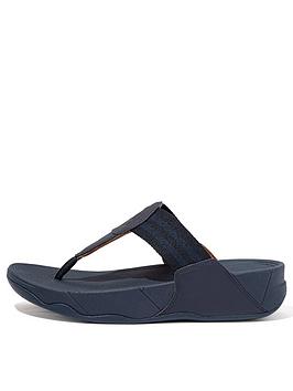 Fitflop Walkstar Toe-Post Sandals - Navy