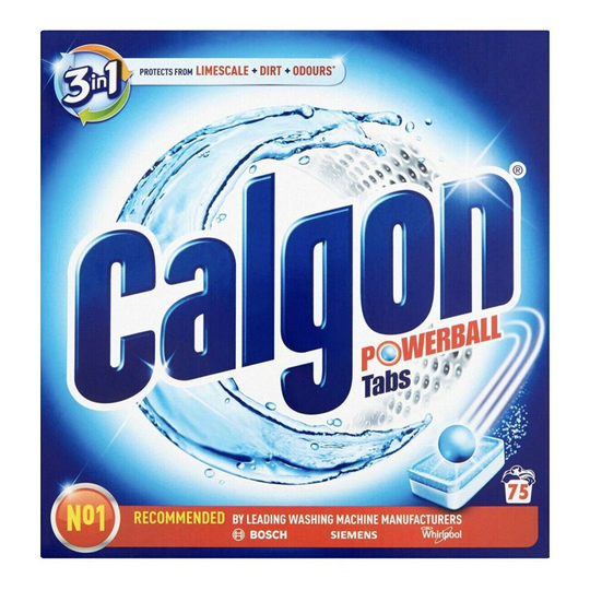 Calgon Powerball Tablets 3-in-1 Water Softener Pack Of 75 Tablets