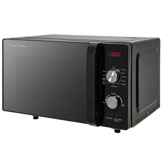 Russell Hobbs RHFM2001B 700W 19L Flatbed Digital Microwave - Black
