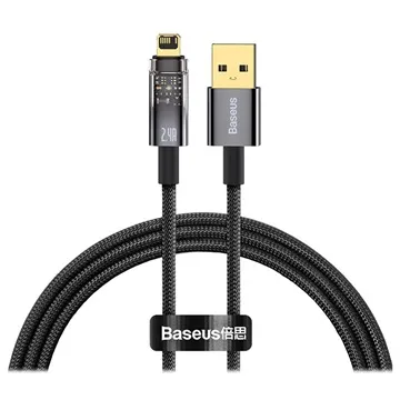 Baseus Explorer Braided Lightning Cable - 1m - Black