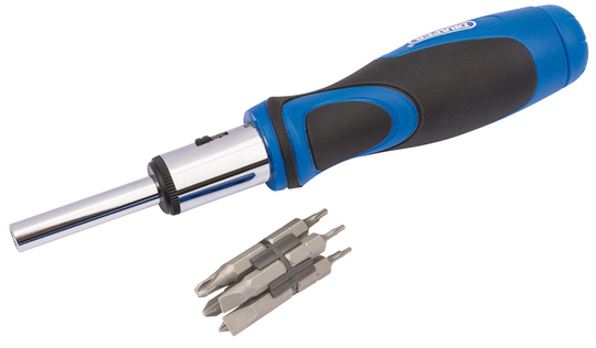 Draper 13 piece Ratchet Screwdriver and Bit Set 865/11 43640
