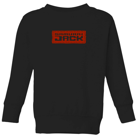 Samurai Jack Classic Logo Kids' Sweatshirt - Black - 3-4 Years - Black