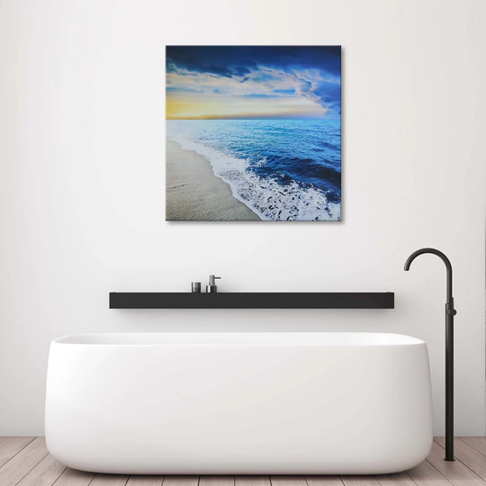 Canvas Print Sea Beach Sunrise