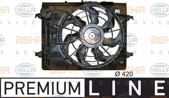 Air Conditioning fan 8EW351042-781 by BEHR