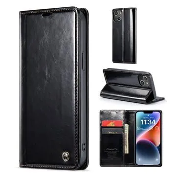 Caseme 003 Series iPhone 14 Plus Wallet Case - Black