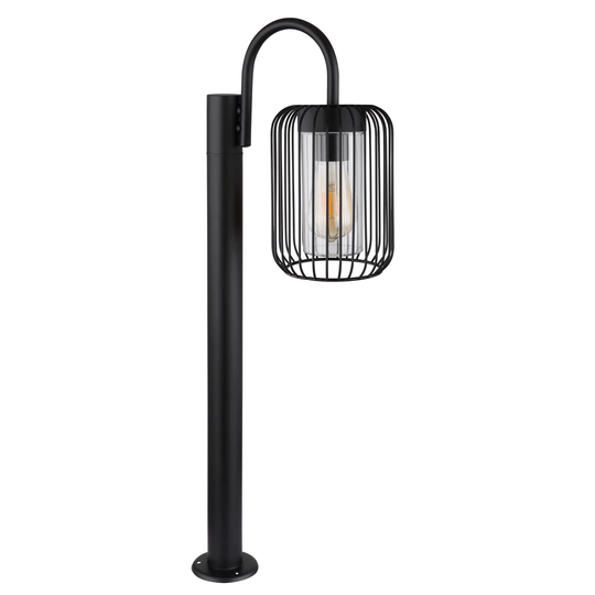 Caberfae Black 1 -Light 80Cm H Hardwired Lamp Post