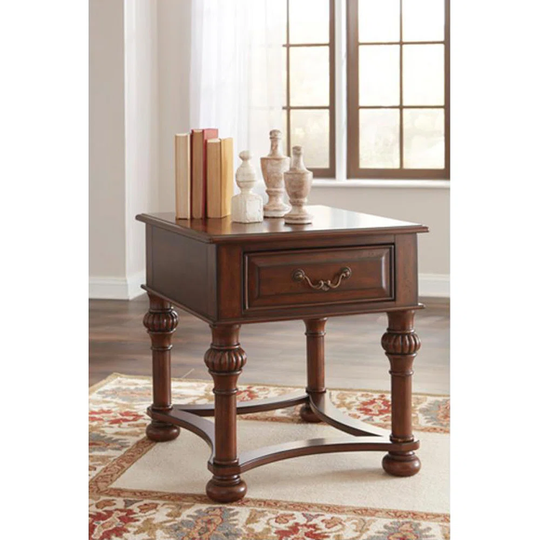 Aaroh Side Table with Storage