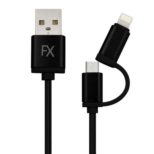 Powerz Mains Charger for Micro USB 2.4amp - Black