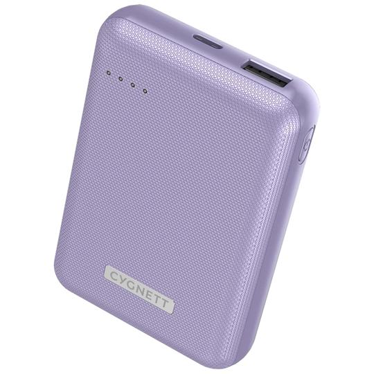 Cygnett ChargeUp Reserve 10000 mAh 18W Power Bank - Lilac
