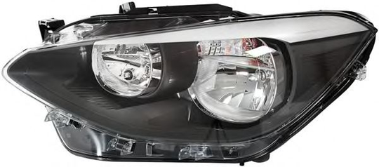 Headlight 1LG010741-091 by Hella Left