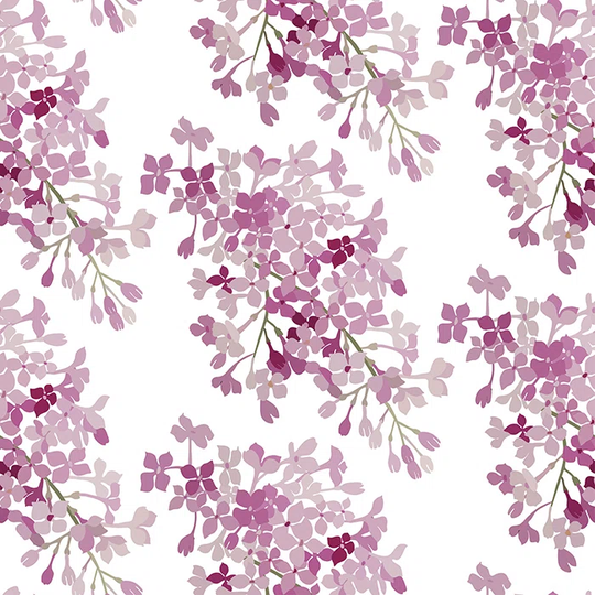 Walllpaper Roll 312X219cm Mural Decoration Kitchen Livingroom Bedroom Wallpaper Material With Print - Flowers Lilacdesign
