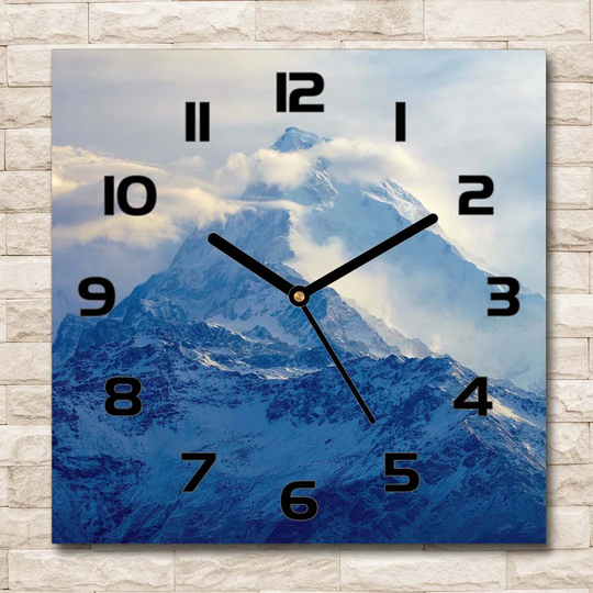 Mountain Peak Silent Wall Clock
