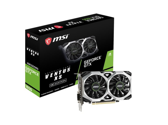 MSI GeForce GTX 1650 VENTUS XS 4GB OC GDDR5 Graphics Card