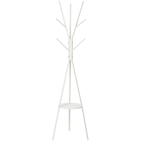 Oakhaven 8 - Hook Freestanding Coat Stand with Storage