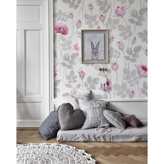 Karissa 2.08m x 1.46m Matte Wallpaper Roll