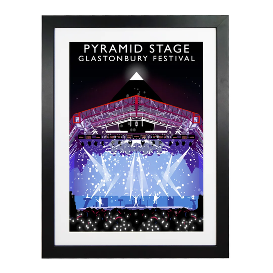 Pyramid Stage by Richard O'Neil - Graphic Art Print on Paper