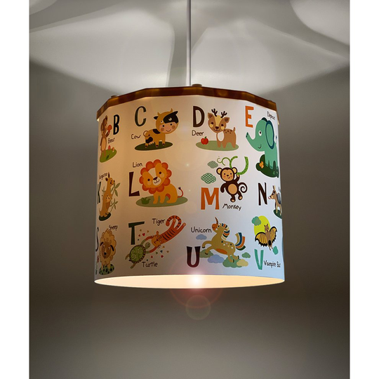 (ABC) Nursery Lampshade + Ereki Magnetic Set