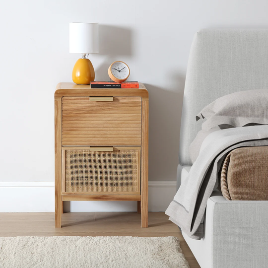 Dosa 2 Drawer Bedside Table