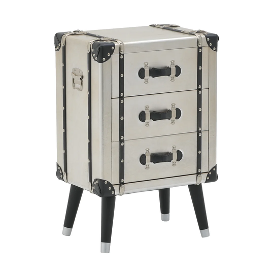 Chilhowie 3 Drawer Bedside Table