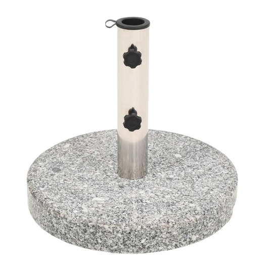 Vidaxl Parasol Base Granite Round 20 Kg