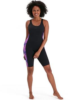 Speedo Leaderback Kneesuit - Black