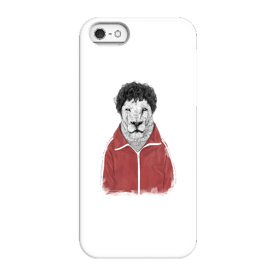 Balazs Solti Sporty Lion Phone Case for iPhone and Android - iPhone 5/5s - Snap Case - Matte