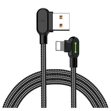 Mcdodo Night Elves 90-degree Lightning Cable - 1.8m (Open Box - Excellent) - Titanium Black