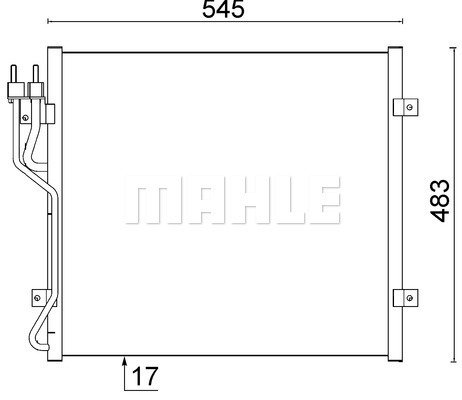 Condenser Air Conditioning 8FC351307-531 by BEHR