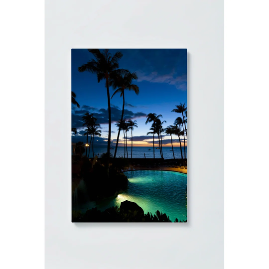 Palm Tree Magnetic Wall Mounted Cork Board