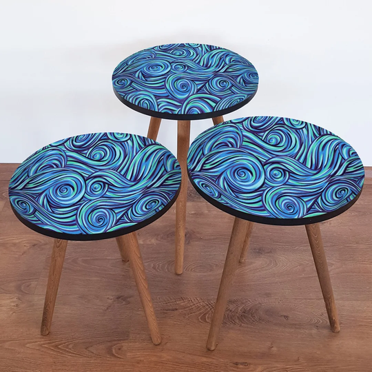 Barrientos 3 Piece Nest of Tables