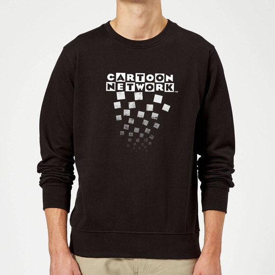 Cartoon Network Logo Fade Sweatshirt - Black - L - Black