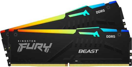 Kingston FURY Beast RGB 16GB (2x 8GB) 5200MHz DDR5