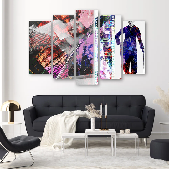 Canvas Print Charlie Chaplin Actor