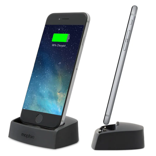 Mophie Desktop Dock Lighting Charger for iPhones - Black