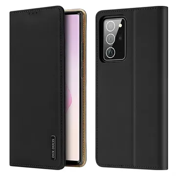 Dux Ducis Wish Samsung Galaxy Note20 Ultra Wallet Leather Case (Open-Box Satisfactory) - Black