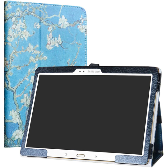 Galaxy Tab S 10.5 T800 Case,Labanema Stand Folio Case Cover for Samsung Tab S 10.5 Inch SM-T800 SM-T805 Tablet - Almond Blossom