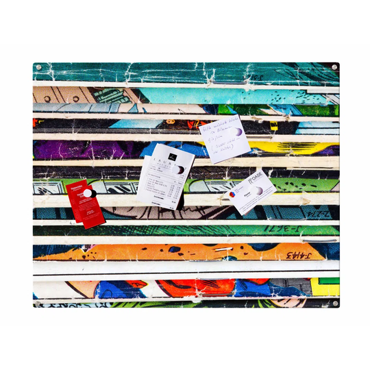 Comics Magnetic Wall Mounted Photo Memo Board