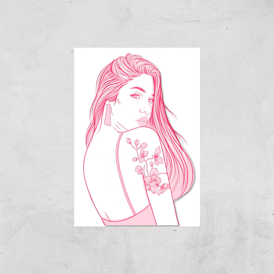 Girl Power Art Print - A4 - Print Only