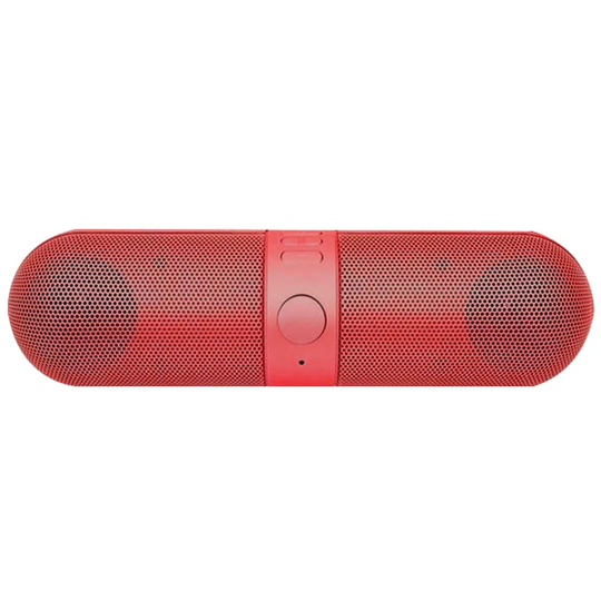 Aquarius Bluetooth Wireless Pill Speaker - Red