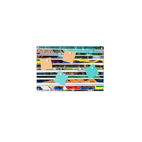 Comics Magnetic Wall Mounted Photo Memo Board
